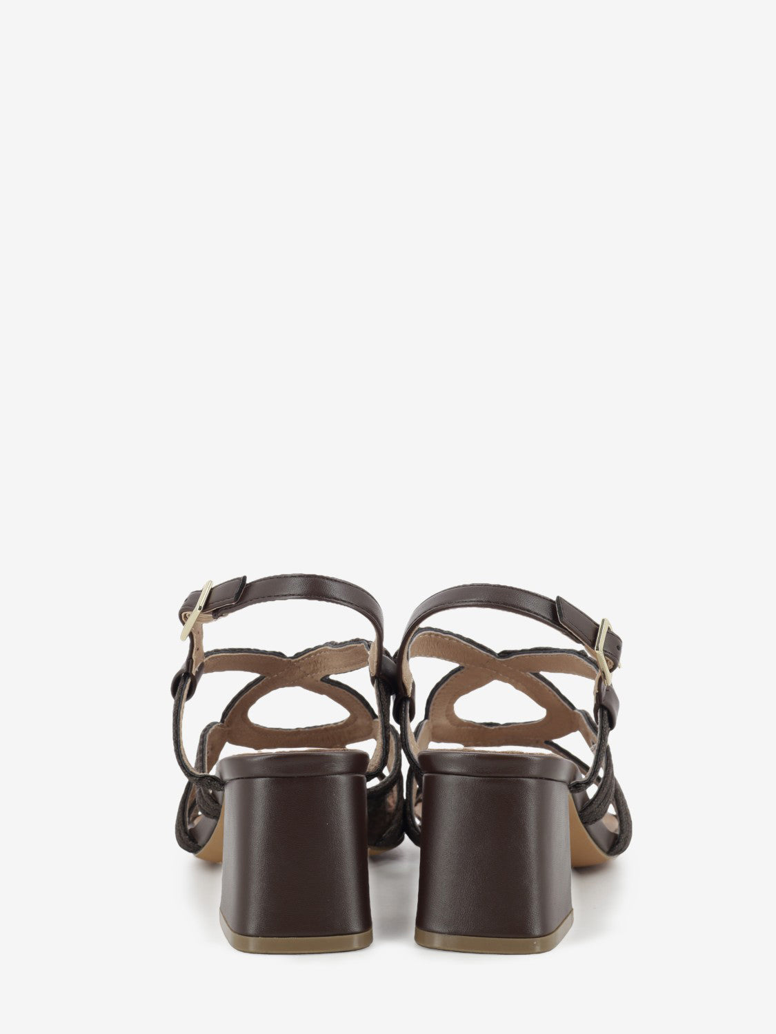 Meli Brown Heeled Sandals