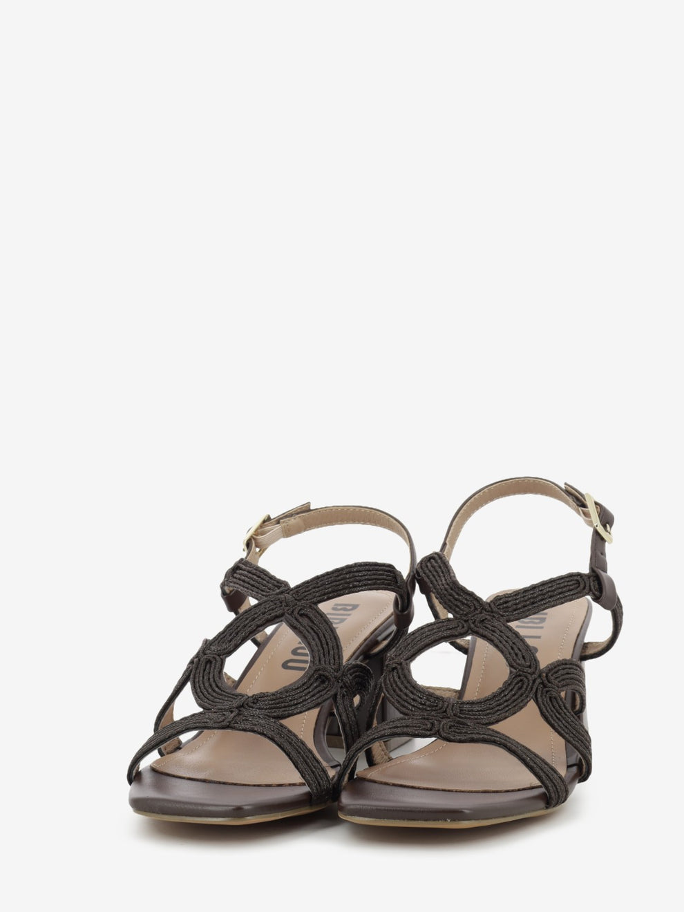 Meli Brown Heeled Sandals