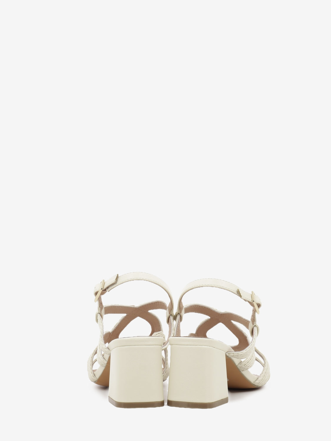Meli off-white heeled sandals