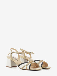 Silou off-white heeled sandal
