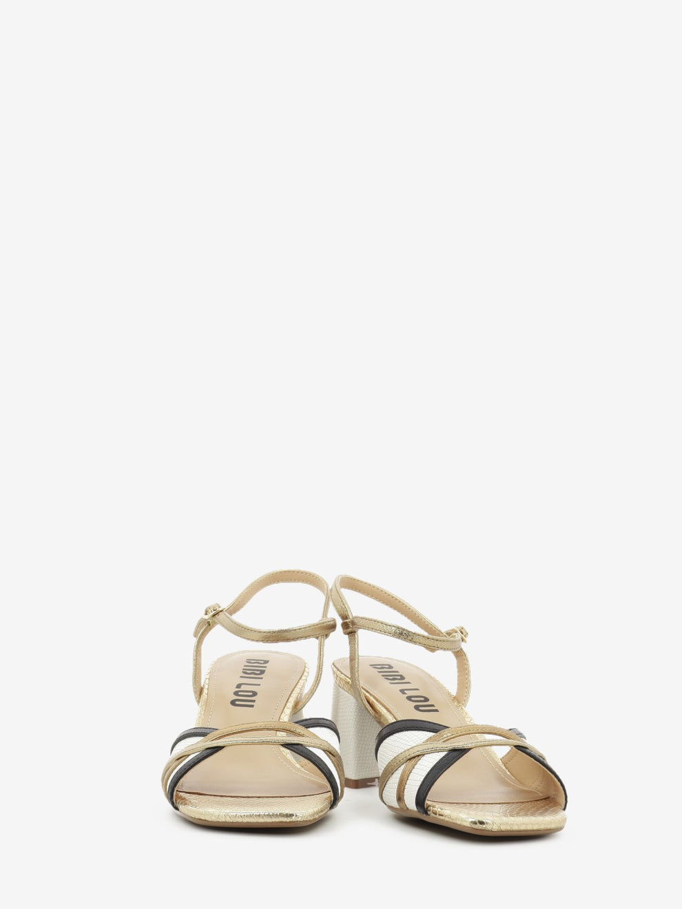 Silou off-white heeled sandal