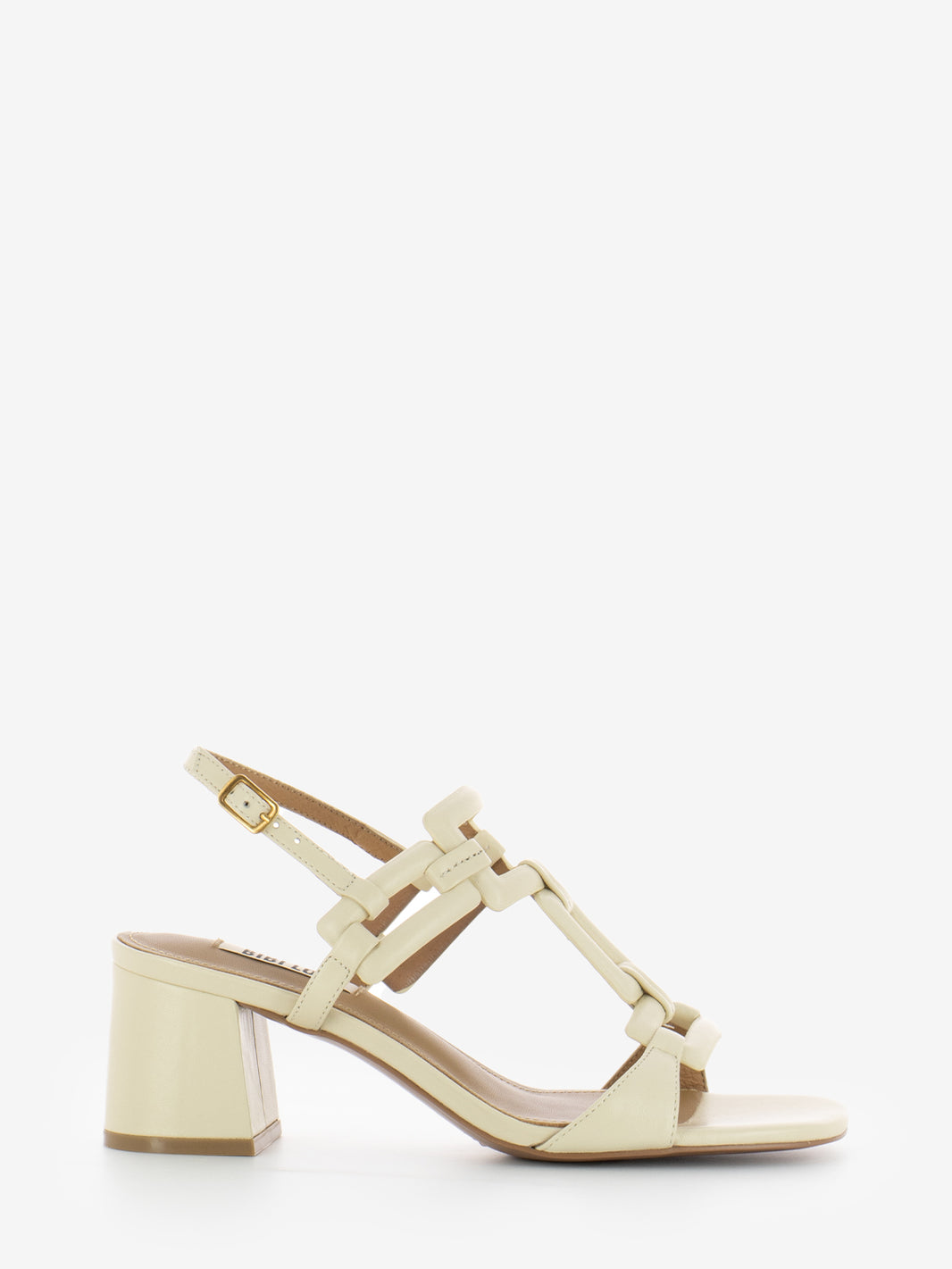 Off white geometric band sandal