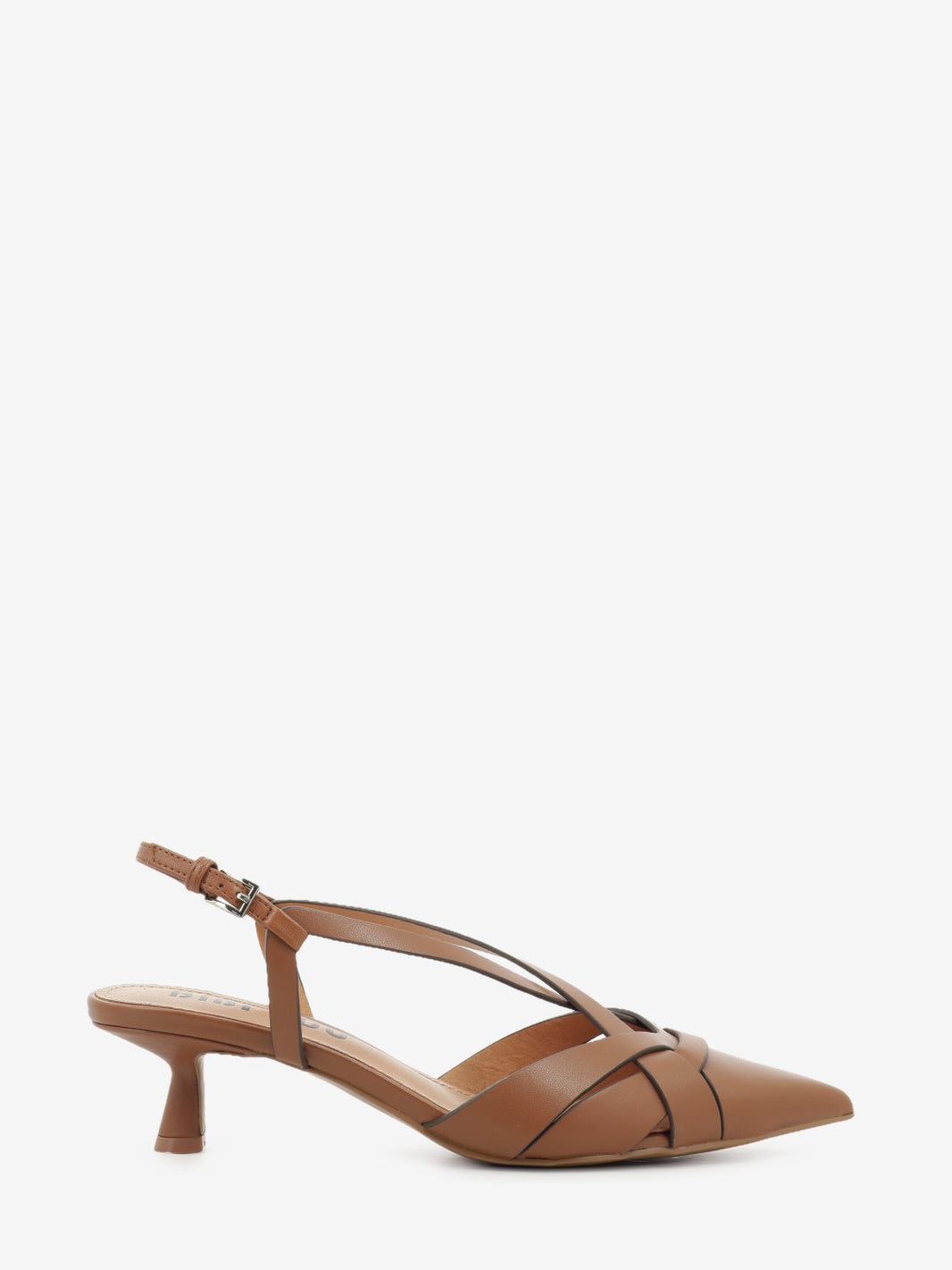 Leather slingback