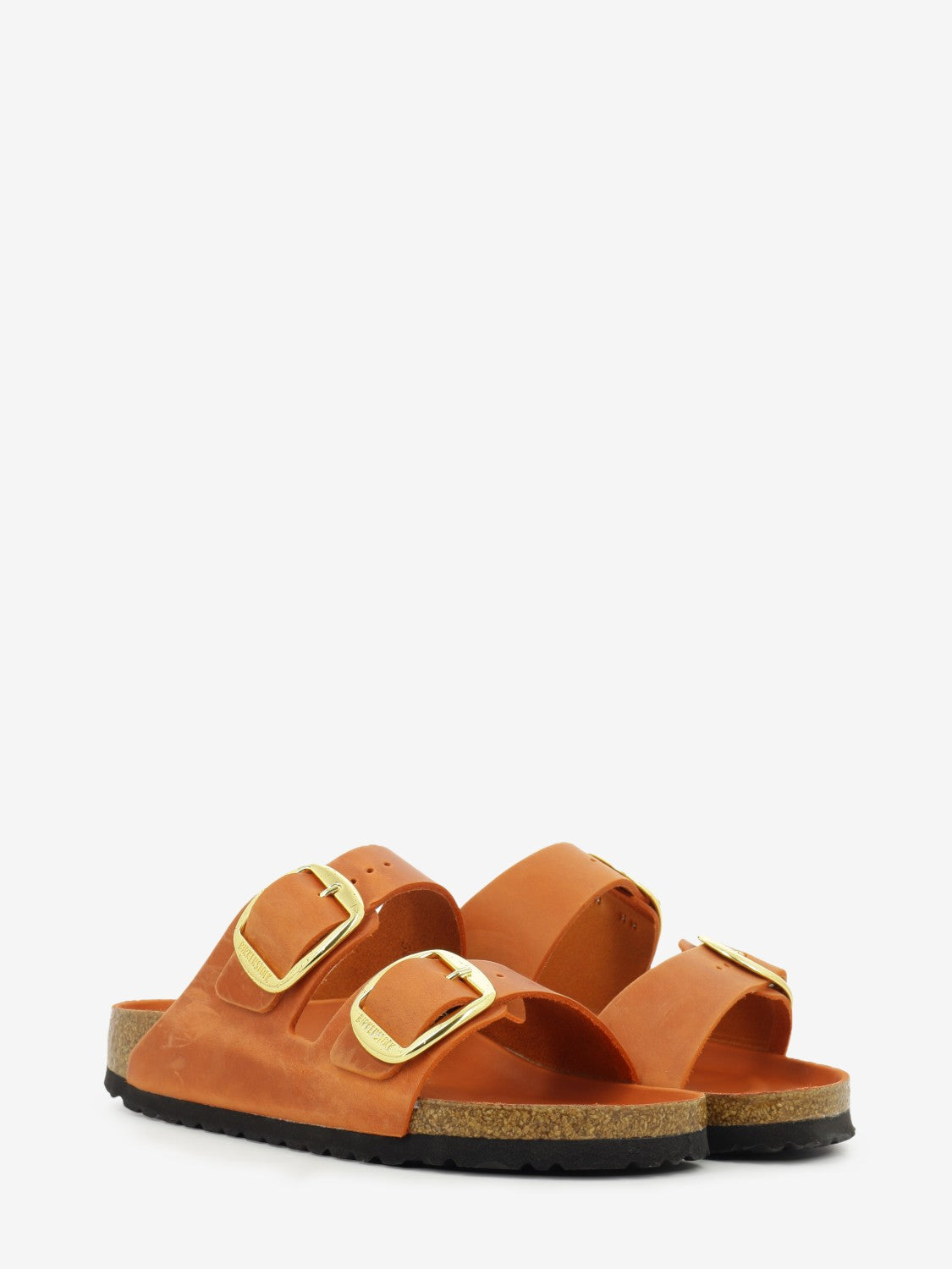 Arizona big buckle burnt orange oiled leather