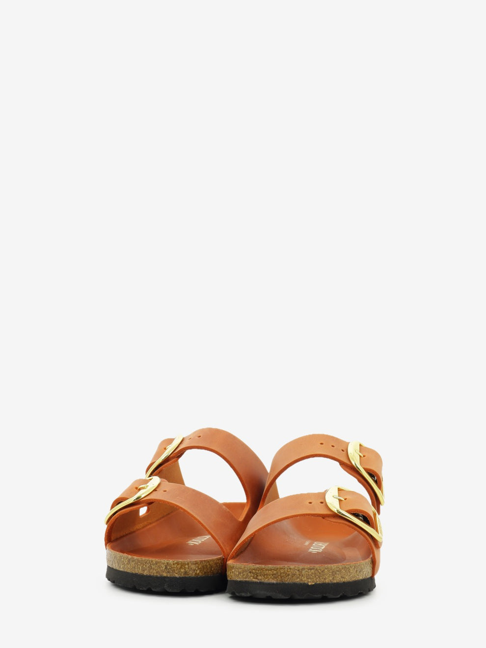 Arizona big buckle burnt orange oiled leather