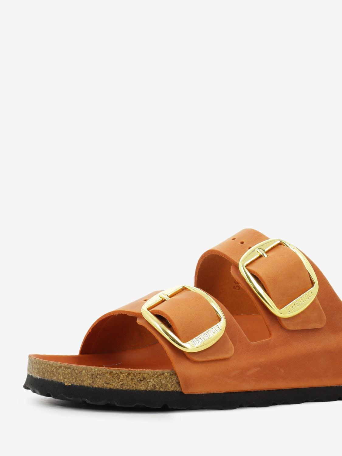 Arizona big buckle burnt orange oiled leather