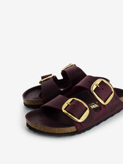 BIRKENSTOCK - Arizona Big Buckle oiled leather zinfandel