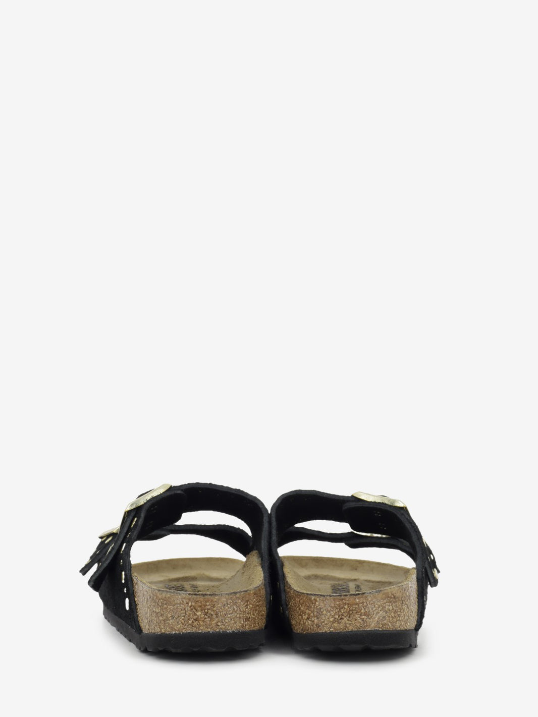 Arizona rivet black suede leather