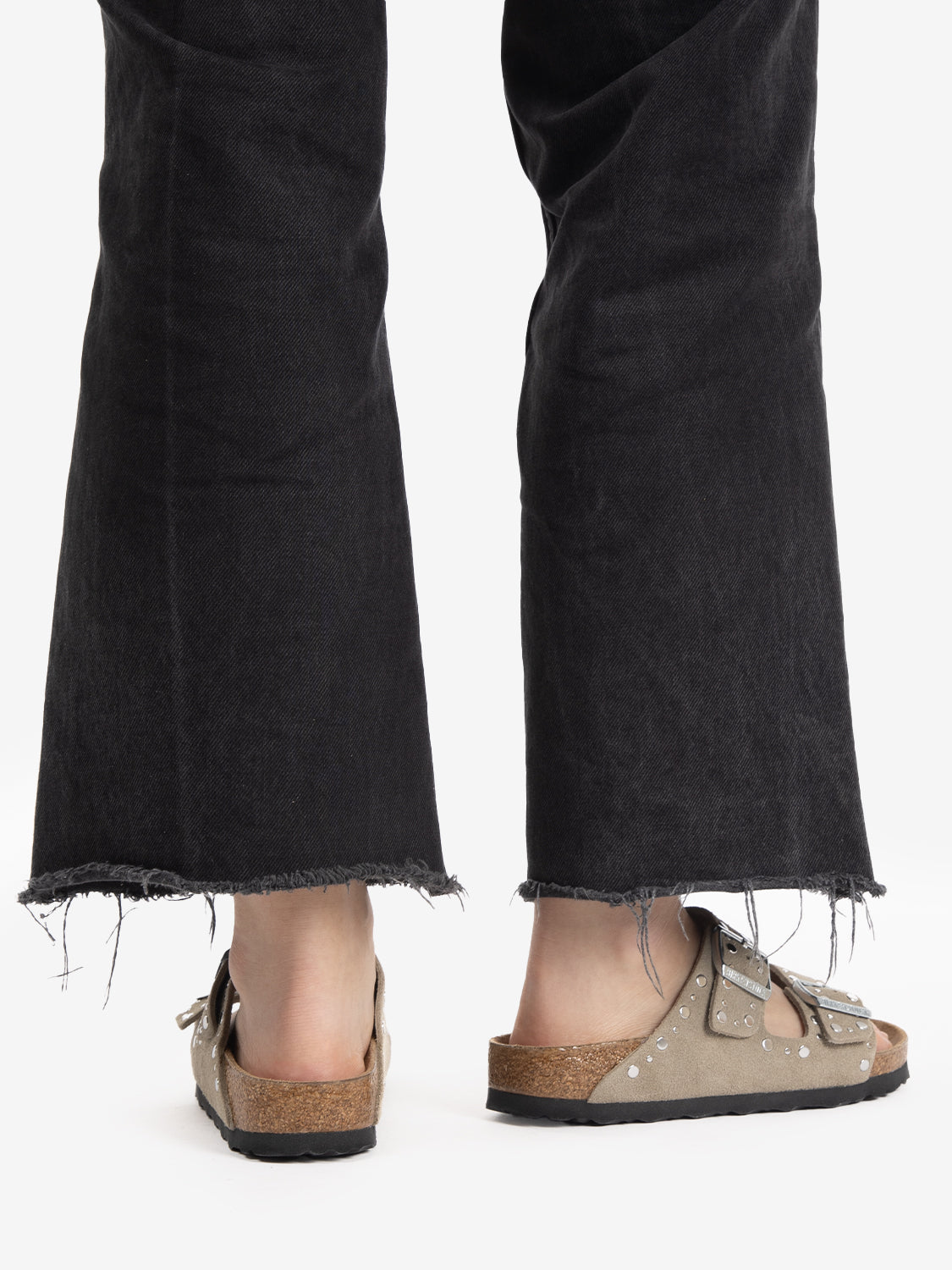 Arizona rivet suede taupe