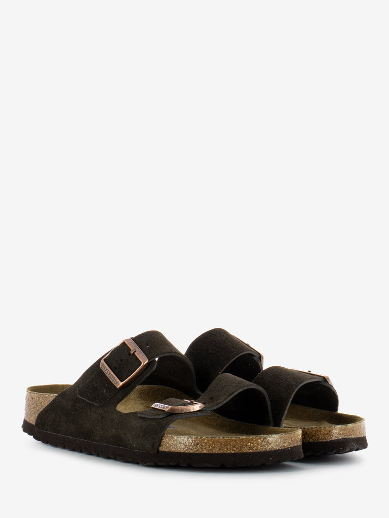 BIRKENSTOCK - Arizona SFB suede leather mocca