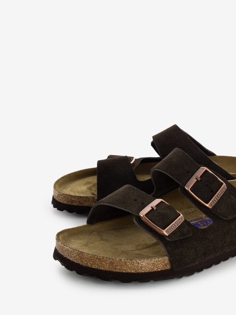 BIRKENSTOCK - Arizona SFB suede leather mocca