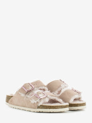 BIRKENSTOCK - Arizona shearling light rose suede leather