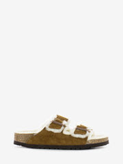 BIRKENSTOCK - Arizona shearling mink suede leather