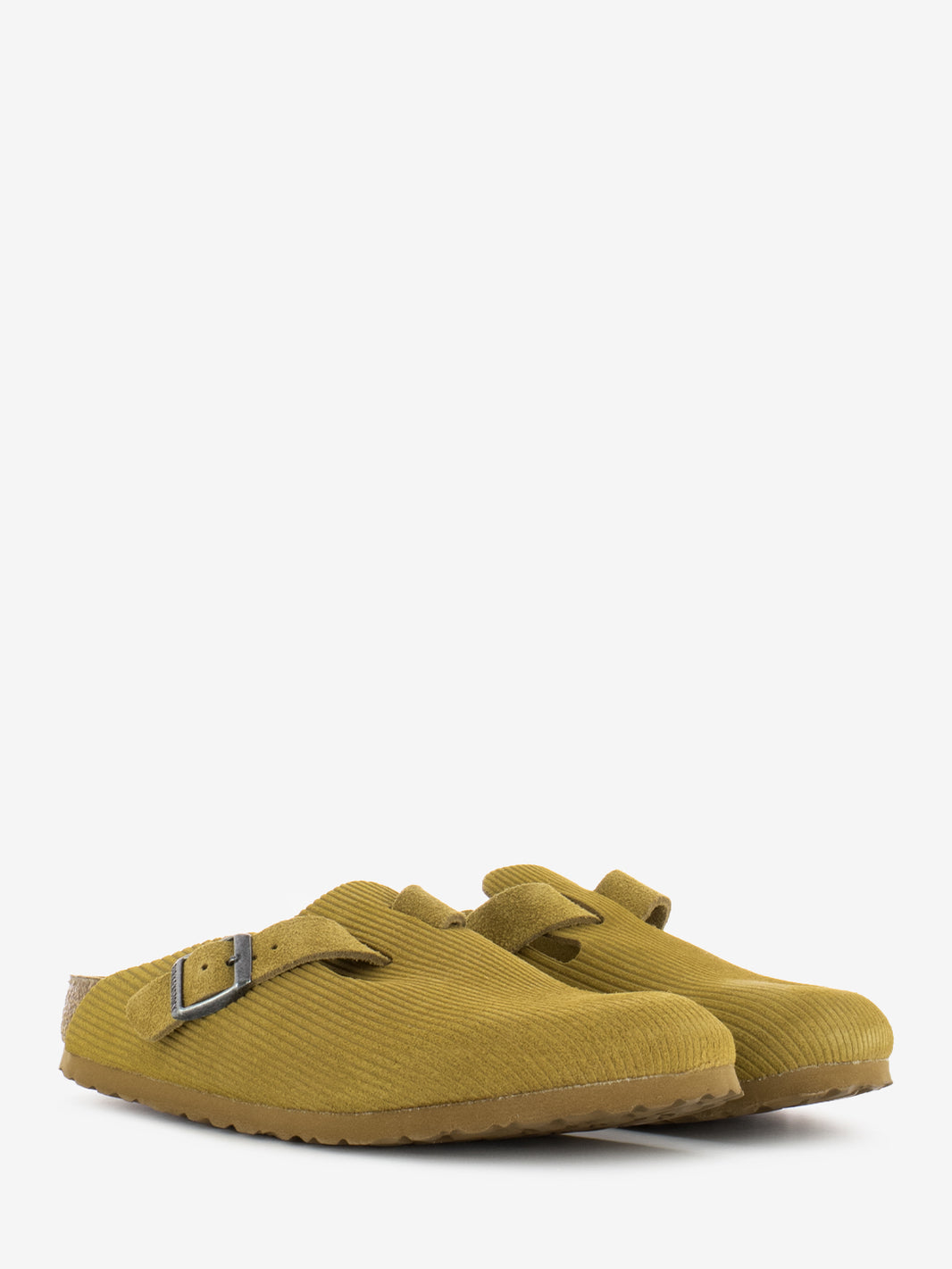 Boston Corduroy Cork Brown Suede Leather
