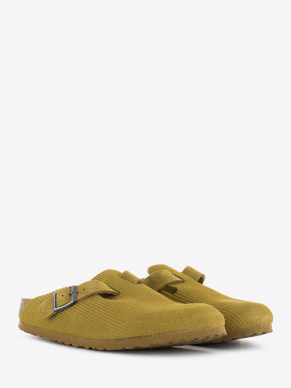 Boston Corduroy Cork Brown Suede Leather