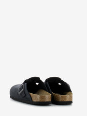 BIRKENSTOCK - Boston in pelle oliata nere