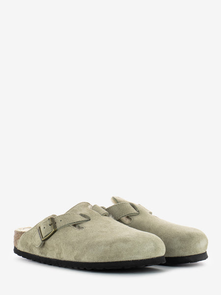 Boston suede shearling taupe