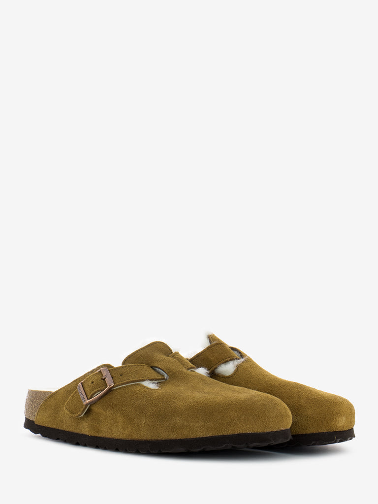 BIRKENSTOCK - Boston VL/Shearling cuoio