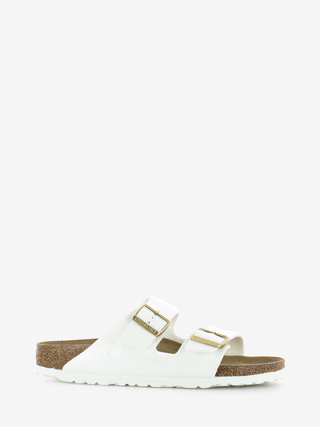 Ciabatta Arizona Birko Flor bianco lucido