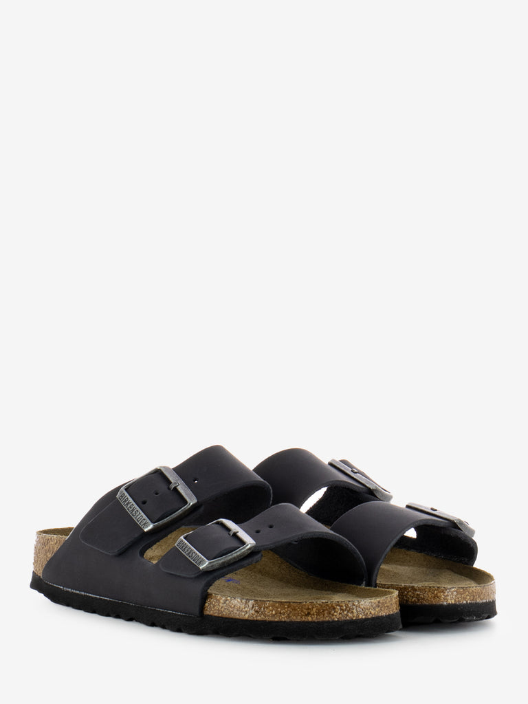 BIRKENSTOCK - Ciabatta Arizona pelle oliata black