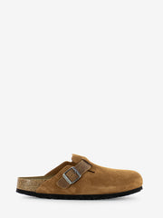 BIRKENSTOCK - Ciabatta Boston suede oiled leather cognac