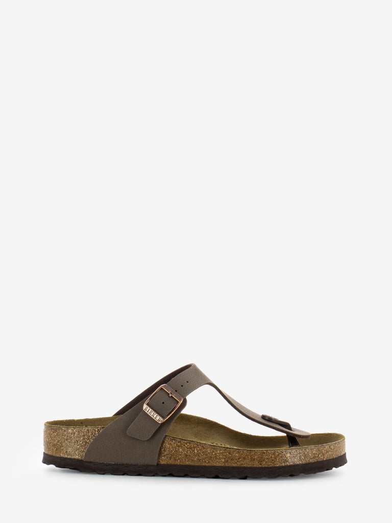 BIRKENSTOCK - Ciabatta Gizeh birkibuc mocca