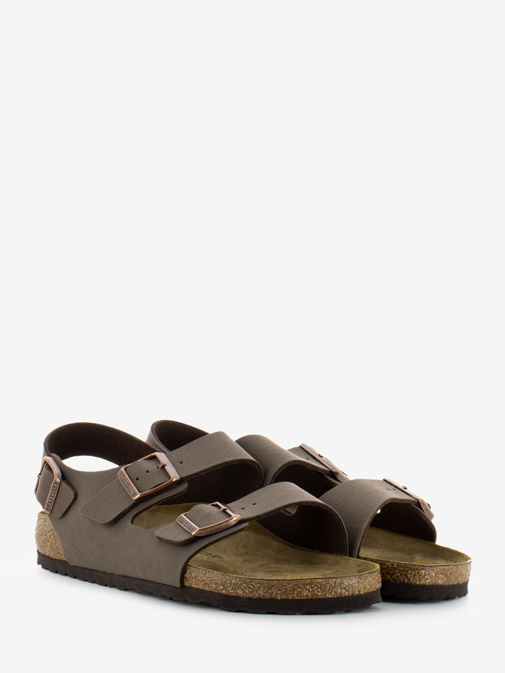 Milan Birkibuc mocca slipper