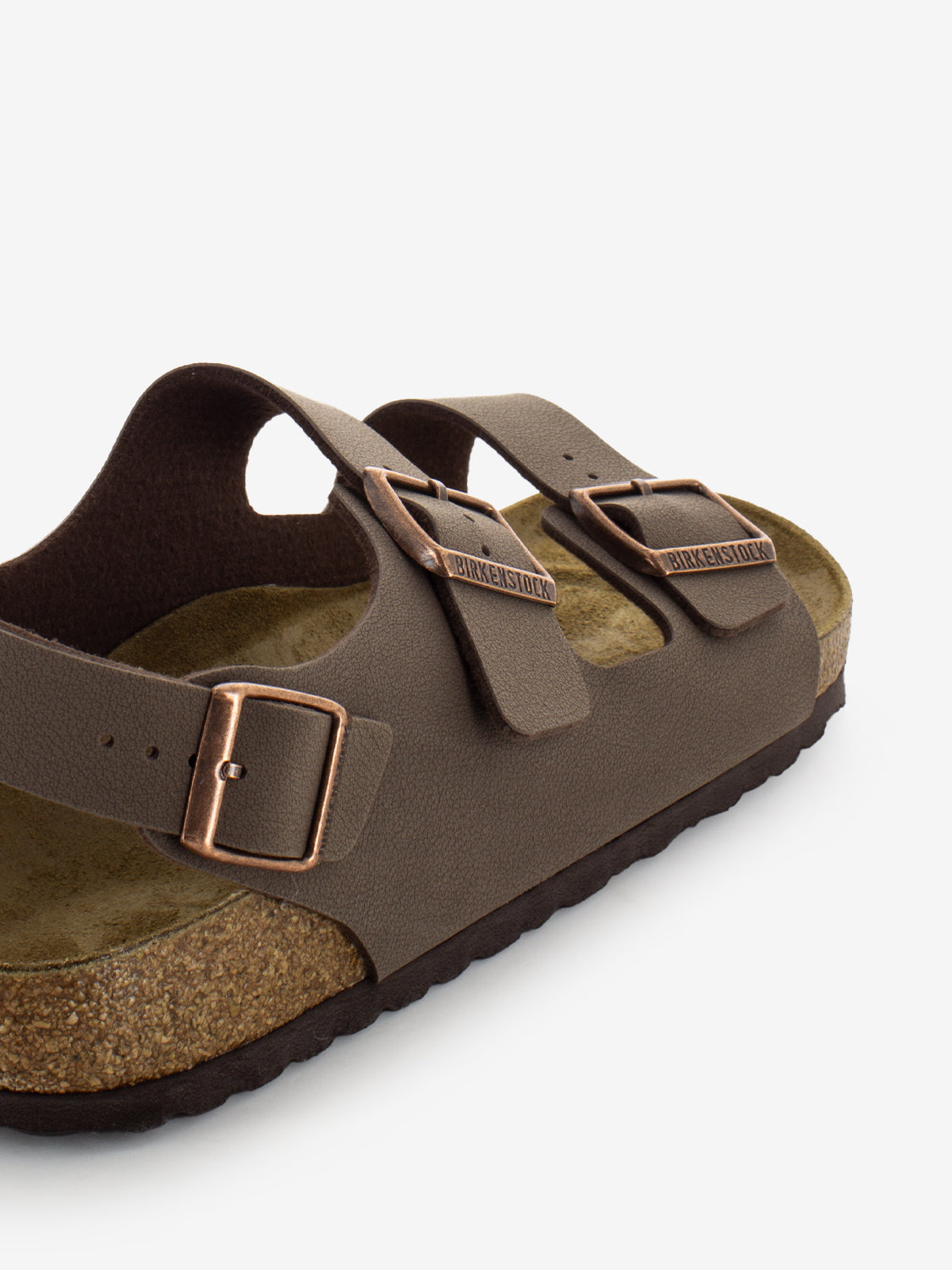 Milan Birkibuc mocca slipper