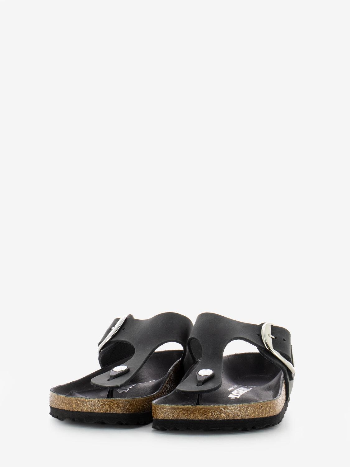 Gizeh Big Buckle Oiled Leather black