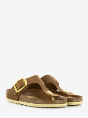 BIRKENSTOCK - Gizeh Big Buckle Oiled Leather Cognac