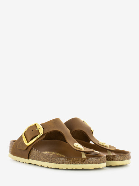 Gizeh Big Buckle Oiled Leather Cognac