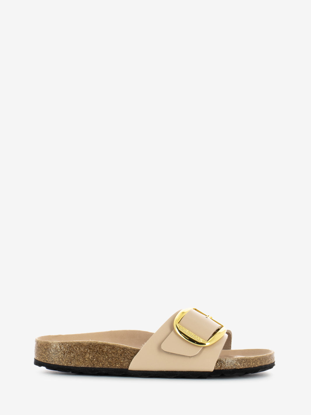 Madrid Big Buckle leather shine new beige