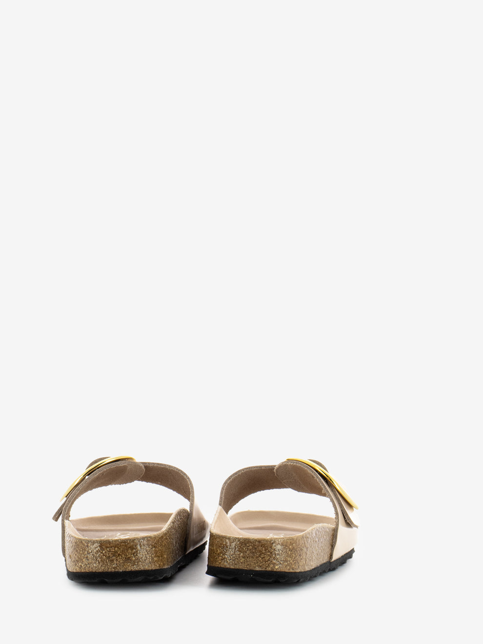Madrid Big Buckle leather shine new beige
