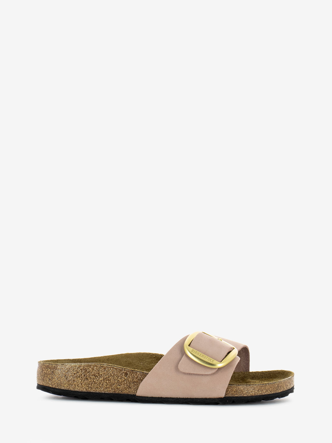 Madrid Big Buckle Nabuk Leather Soft Pink