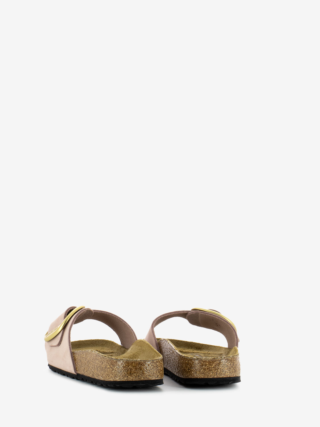 Madrid Big Buckle Nabuk Leather Soft Pink