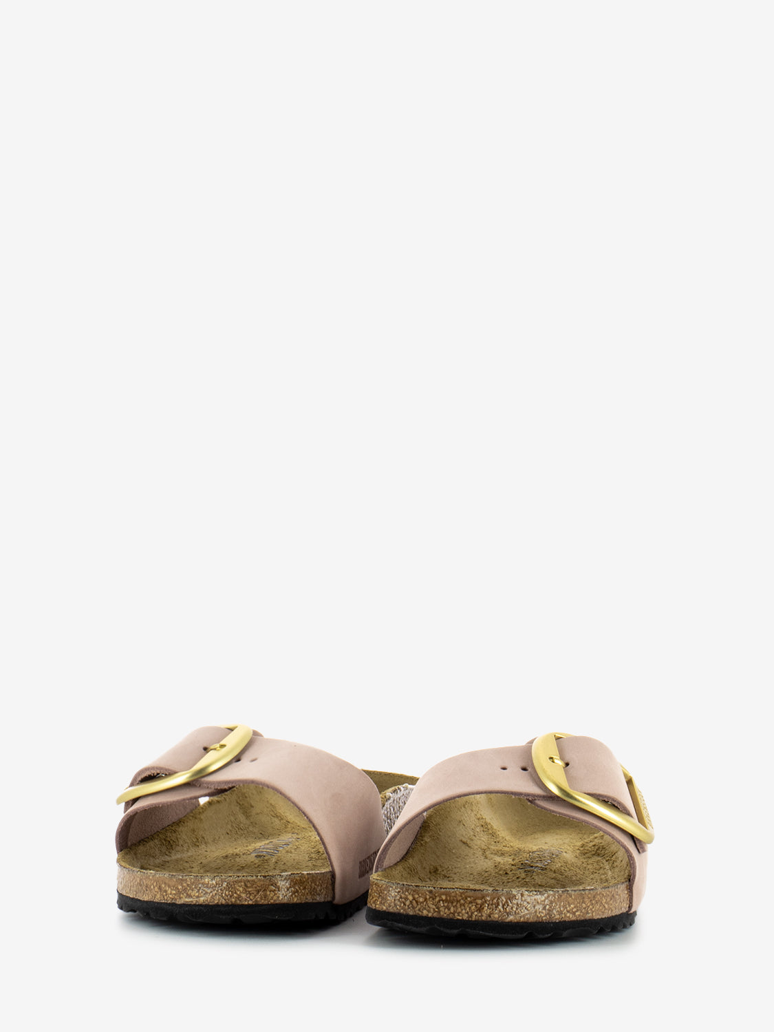 Madrid Big Buckle Nabuk Leather Soft Pink