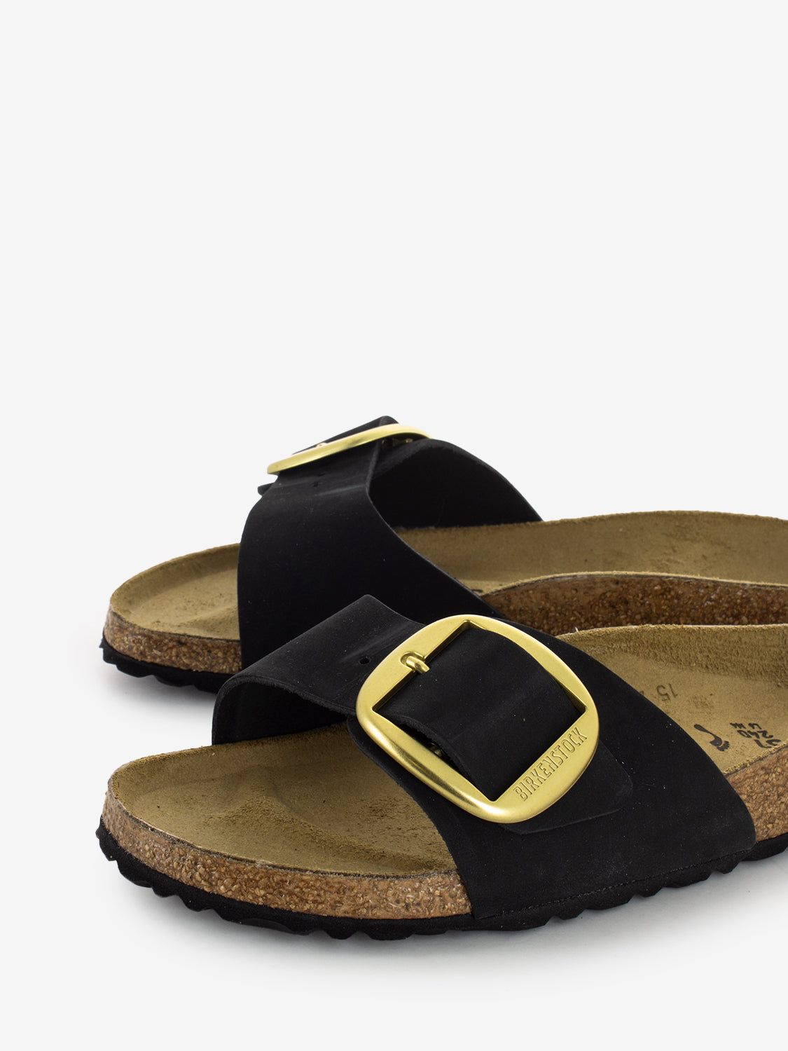Madrid big buckle nubuck black
