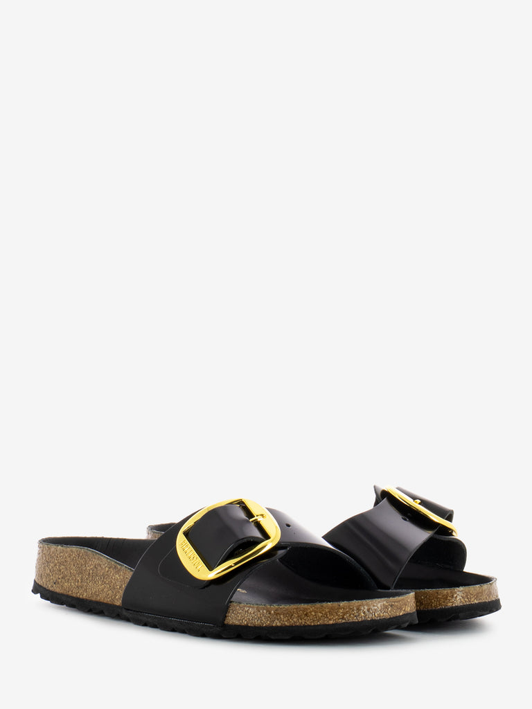 BIRKENSTOCK - Madrid big buckle shine black