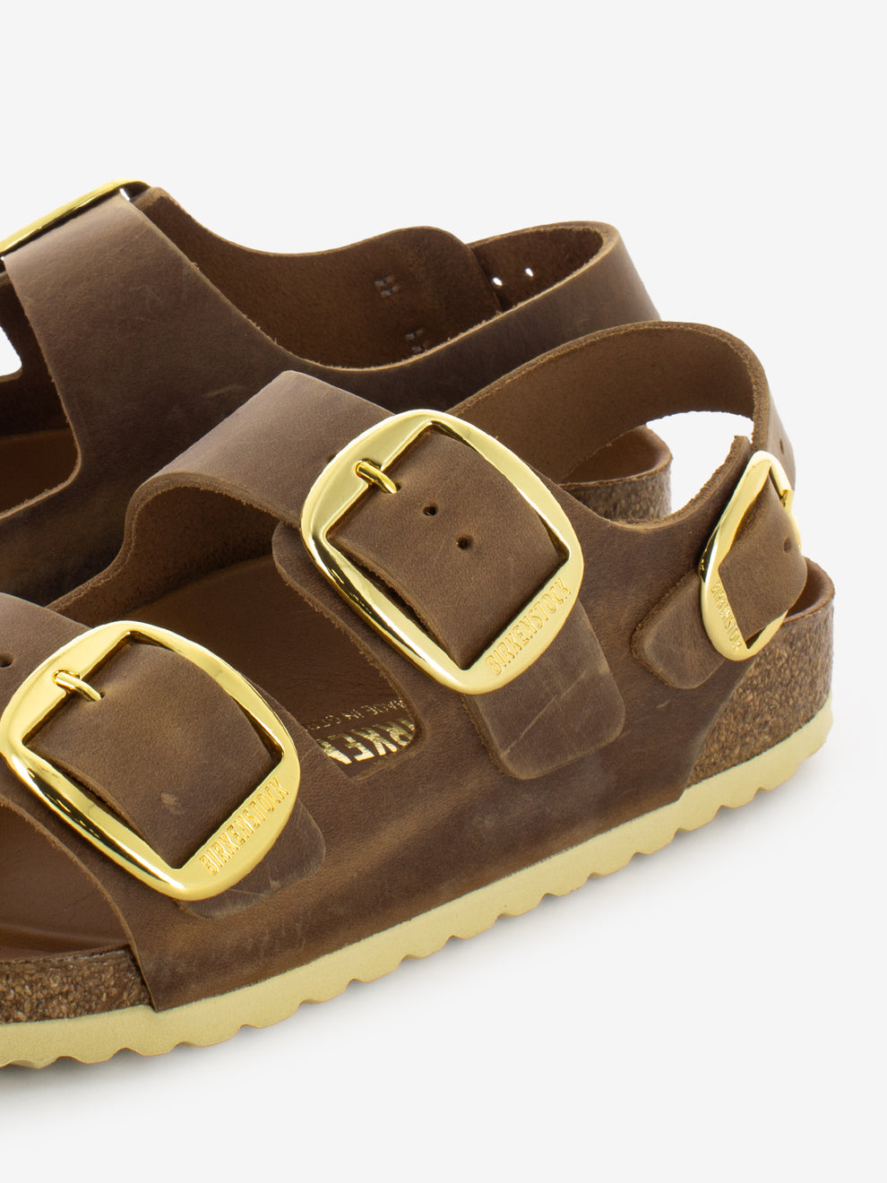 Milano Big Buckle cognac oiled