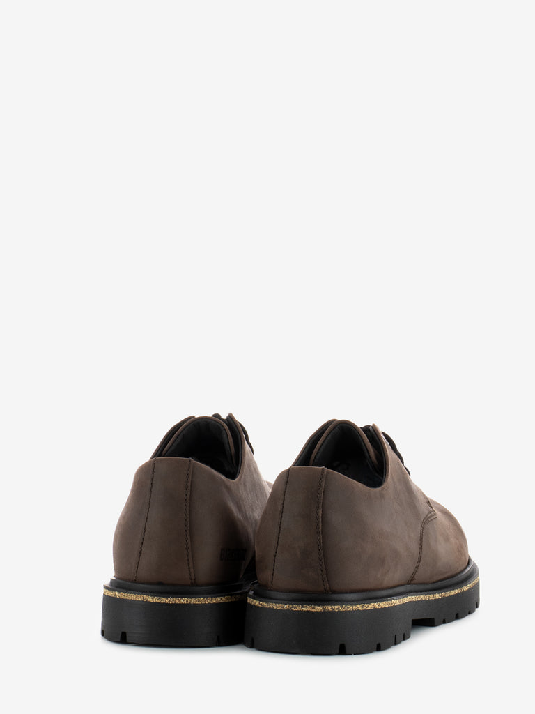 BIRKENSTOCK - Scarpe Highwood lace low habana oiled leather