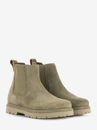 Highwood Slip On ankle boots in taupe suede