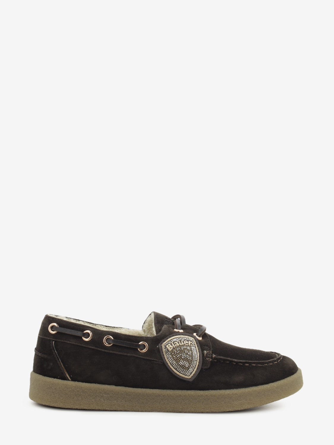 Aurora dark brown boat shoe