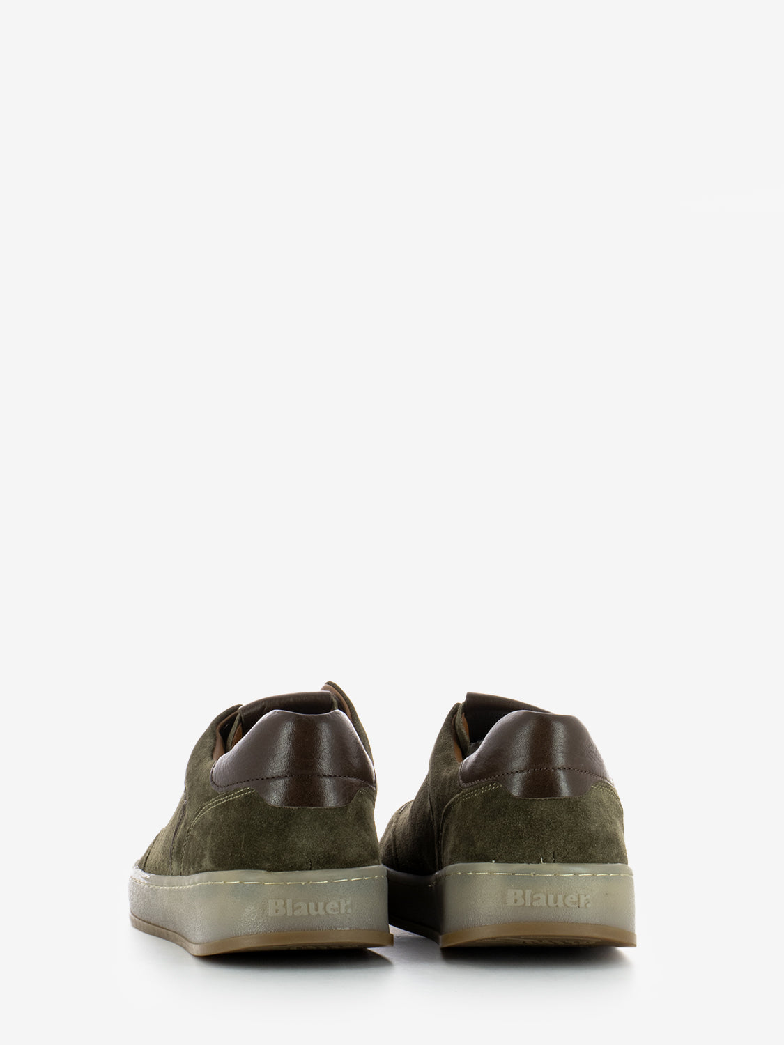 Farrell02 suede military green sneakers