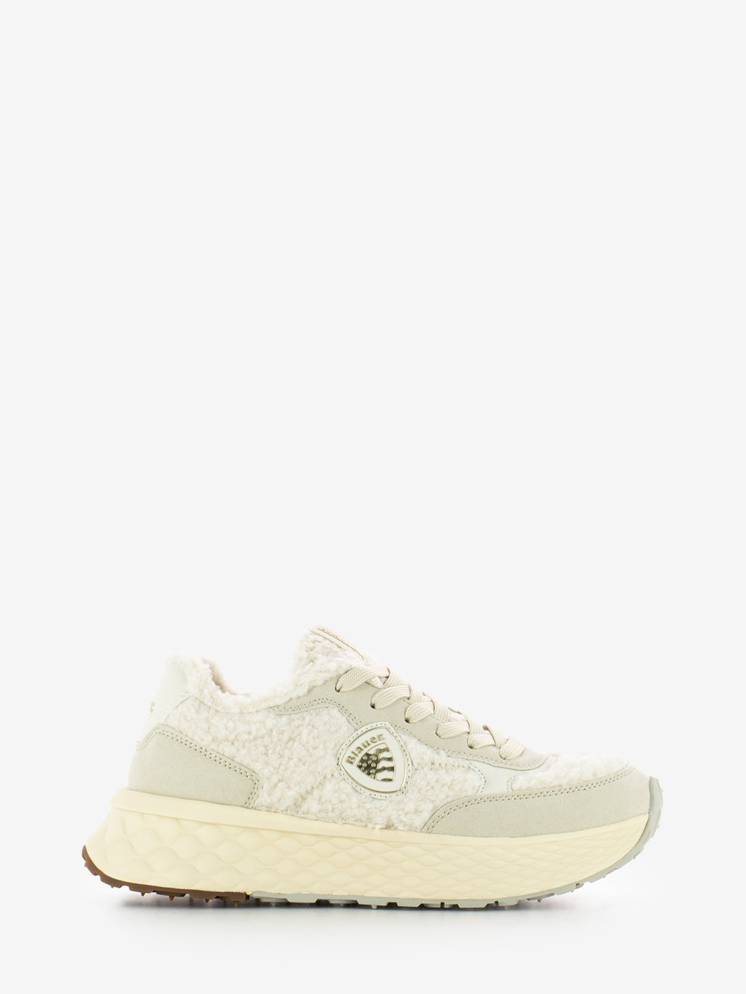 Lynn02-fur cream sneakers