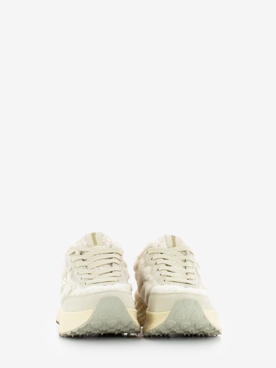 Lynn02-fur cream sneakers