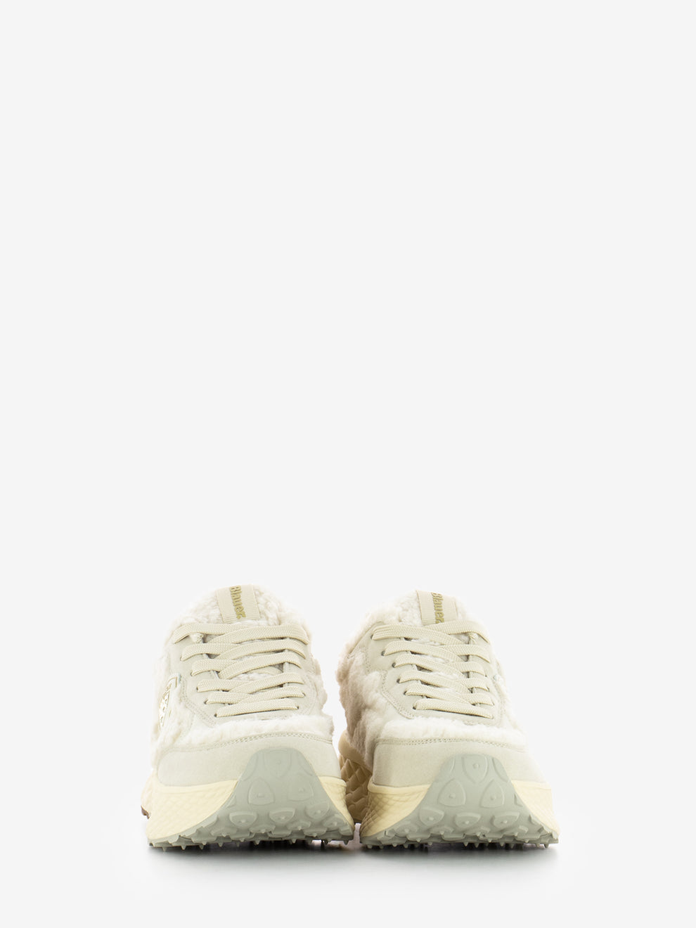 Lynn02-fur cream sneakers