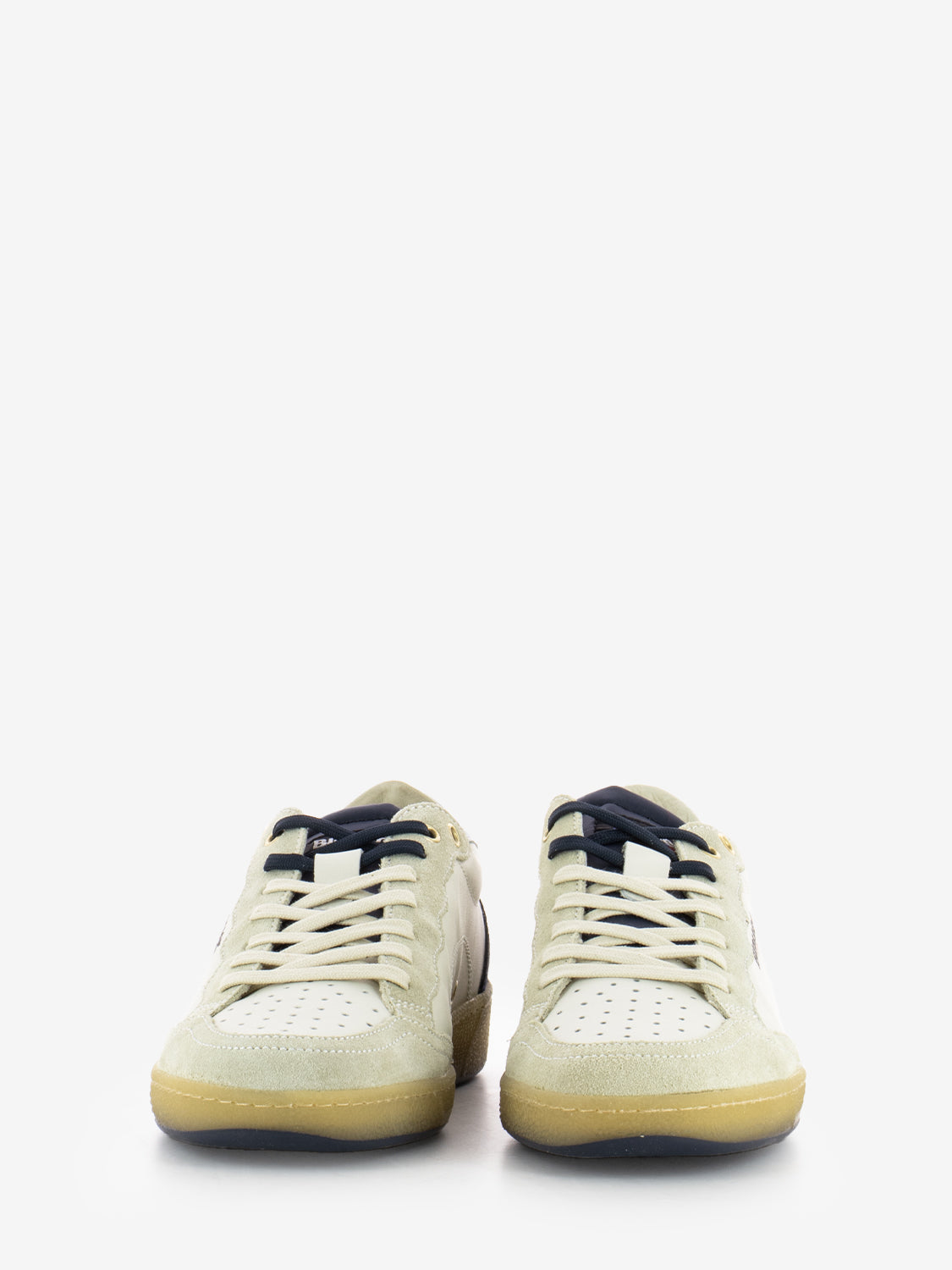 Sneakers M leather white / navy