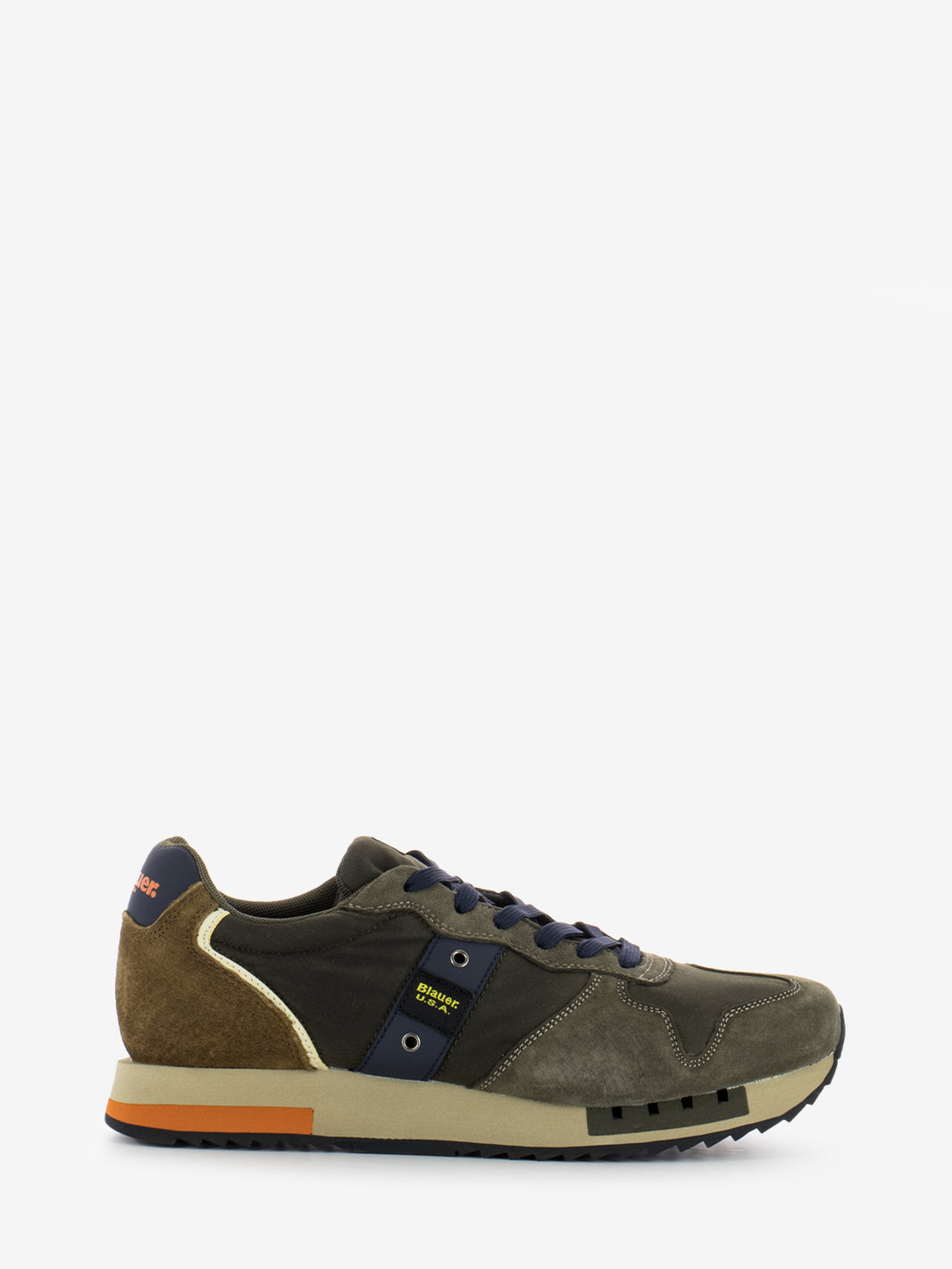 Military/brown sneakers