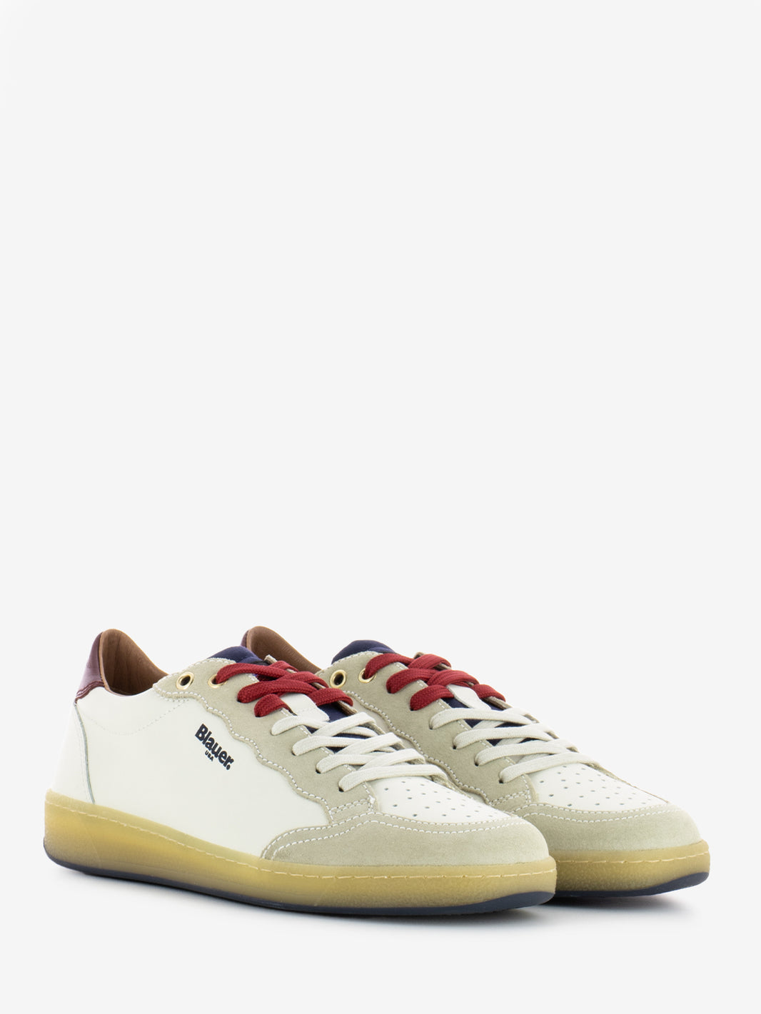 Murray white / red / navy sneakers