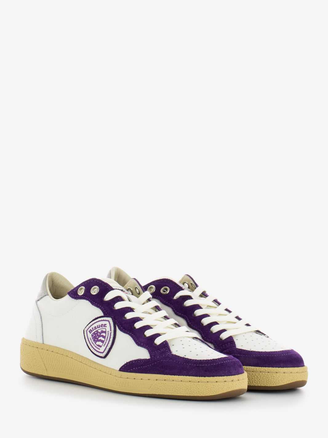 Olympia white / purple sneakers